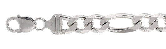 Muse Jewelry 300-11MM Figaro Chain Made in Italy Available in 16"- 30" inches NEW