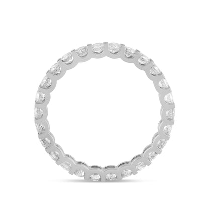 Muse Jewelry 1.31ct G SI 14K White Gold Diamond Eternity Band Ring Size 7