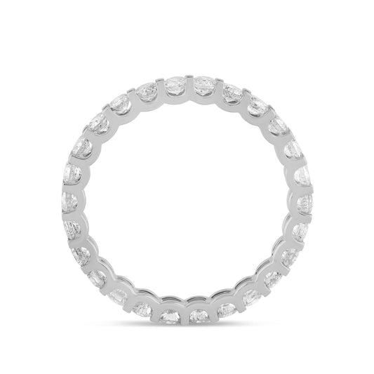 Muse Jewelry 1.31ct G SI 14K White Gold Diamond Eternity Band Ring Size 7