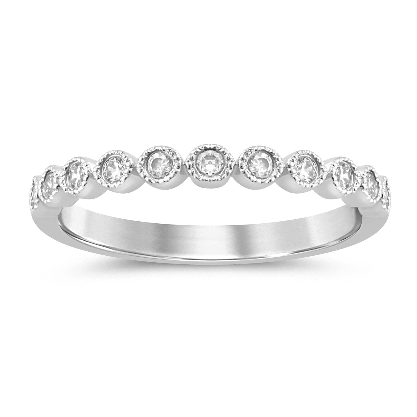 Muse Jewelry .22ct G SI 14K White Gold Women's Diamond Ring Band