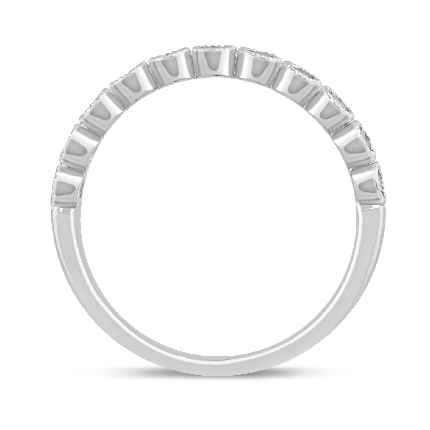 Muse Jewelry .22ct G SI 14K White Gold Women's Diamond Ring Band