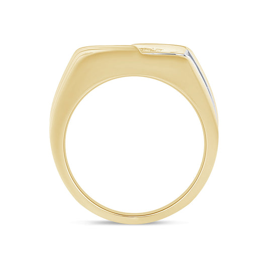 Muse Jewelry 2.03ct G SI 14K Yellow Gold Diamond Men's Band Ring Size 10