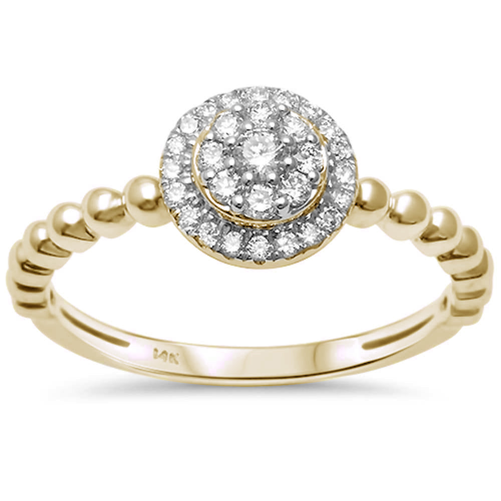 Muse Jewelry .24ct G SI 14K Yellow Gold Round Diamond Solitaire Engagement Ring