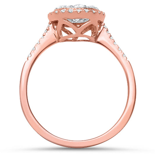 Muse Jewelry .67ct G SI 14kt Rose Gold Engagement Solitaire Diamond Ring Size 6.5