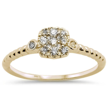 Muse Jewelry .26ct 14k Yellow Gold Diamond Solitaire Promise Engagement Ring