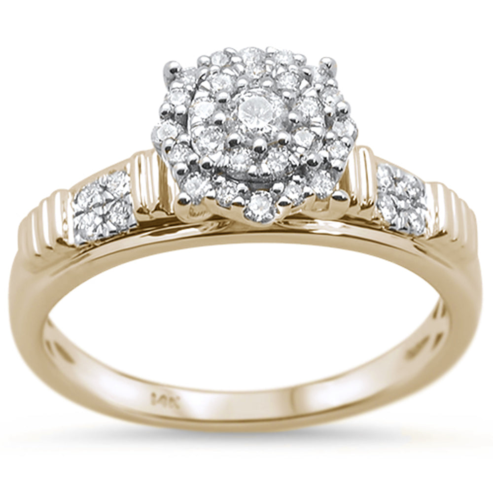 Muse Jewelry .40ct 14KT Yellow Gold Round Diamond Solitaire Ring Size 6.5