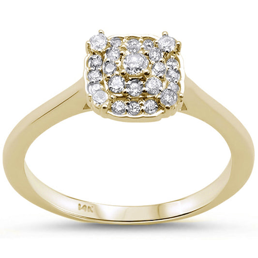 Muse Jewelry .26cts 14k Yellow Gold Diamond Engagement Solitaire Ring Size 6.5