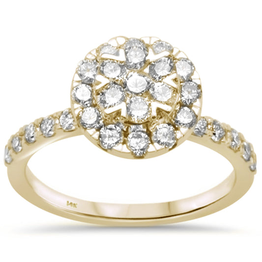 Muse Jewelry 1.03ct 14kt Yellow Gold Diamond Solitaire Ring Size 6.5