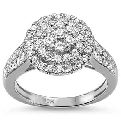 Muse Jewelry 1.03ct G SI 10k White Gold Diamond Engagement Ring Size 6.5