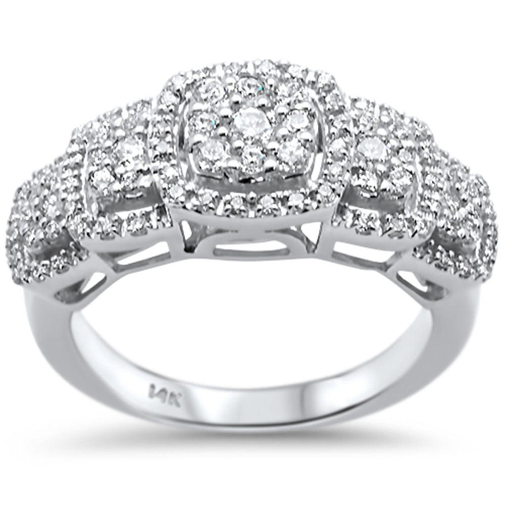Muse Jewelry .76ct G SI 14K White Gold Diamond Engagement Ring Size 6.5