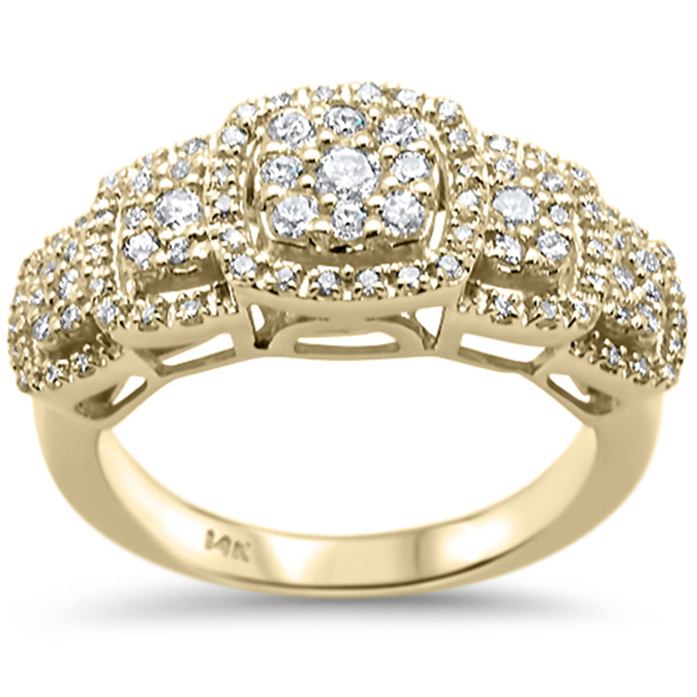 Muse Jewelry .75ct G SI 14K Yellow Gold Diamond Engagement Ring Size 6.5