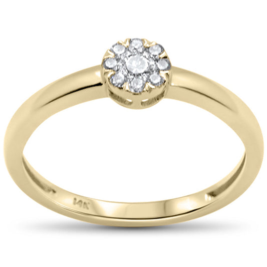 Muse Jewelry .11ct G SI 14K Yellow Gold Solitaire Diamond Ring