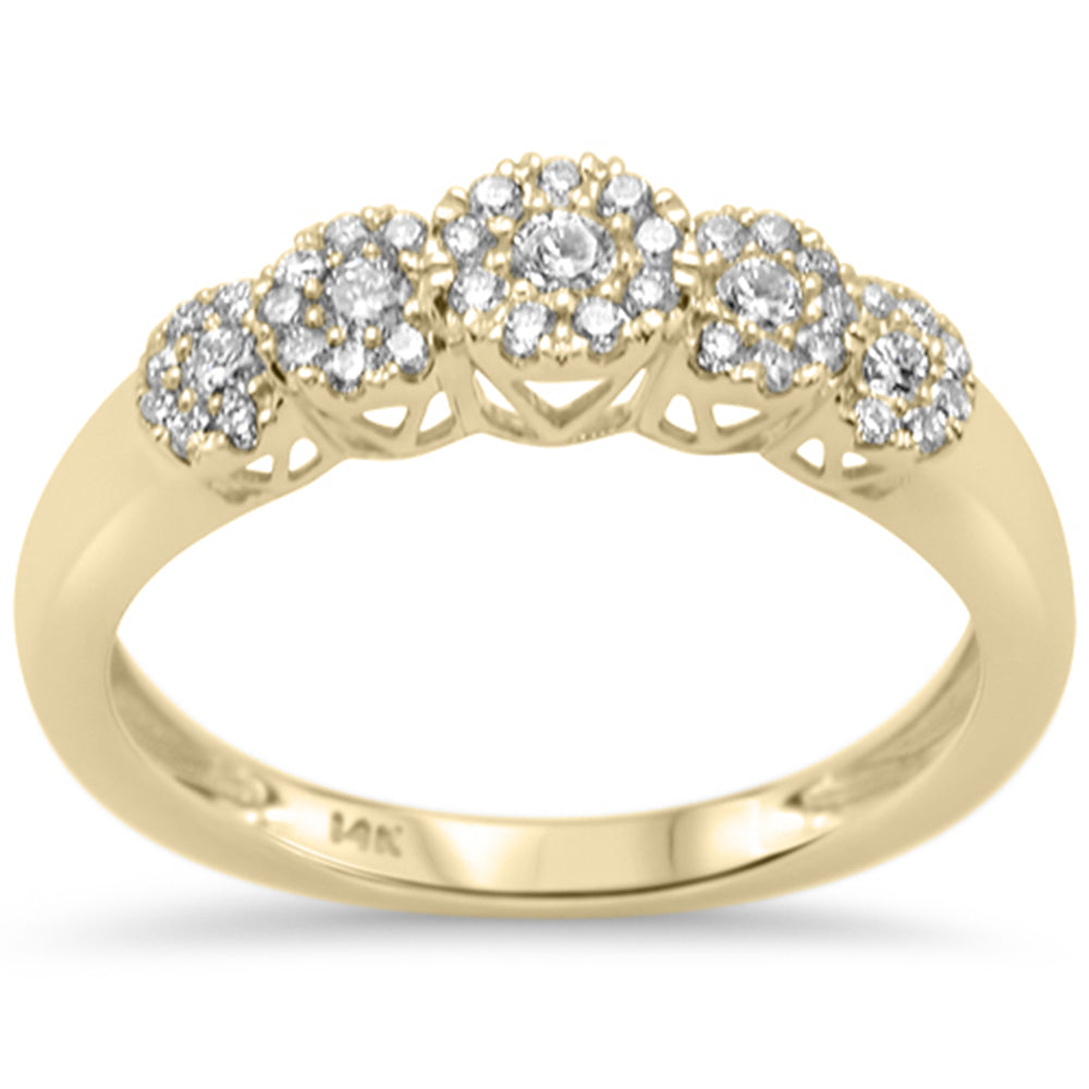 Muse Jewelry .34ct G SI 14K Yellow Gold Diamond Ring Size 6.5