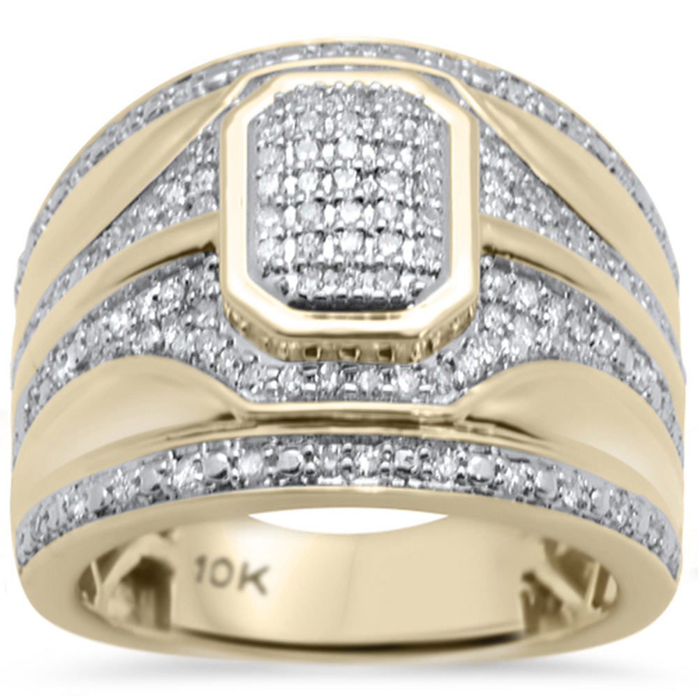 Muse Jewelry .49CT G SI 10KT Yellow Gold Diamond Ladies Diamond Ring Size 6.5