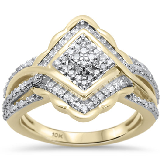 Muse Jewelry .25ct F SI 10K Yellow Gold Diamond Diamond Engagement Ring