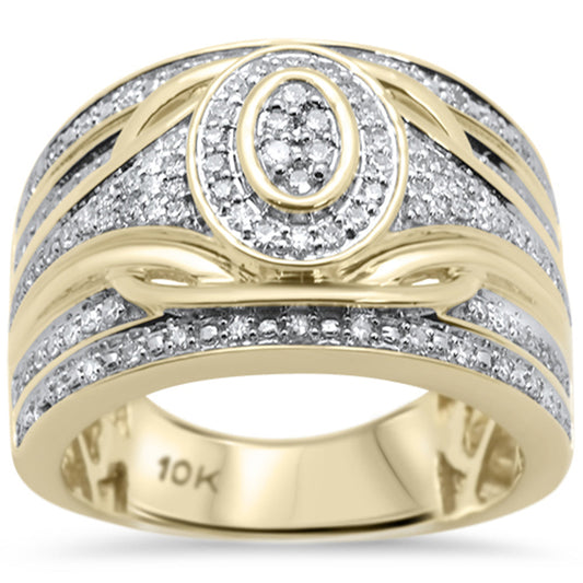 Muse Jewelry .49ct F SI 10K Yellow Gold Diamond Diamond Engagement Ring