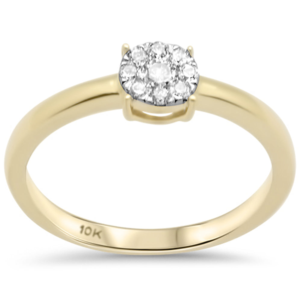 Muse Jewelry .18ct G SI 10K Yellow Gold Diamond Engagement Ring