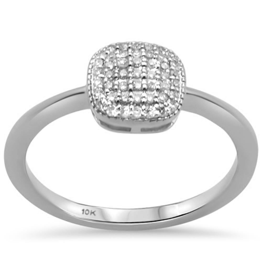 Muse Jewelry .17ct G SI 10K White Gold Diamond Engagement Solitaire Ring Size 6.5