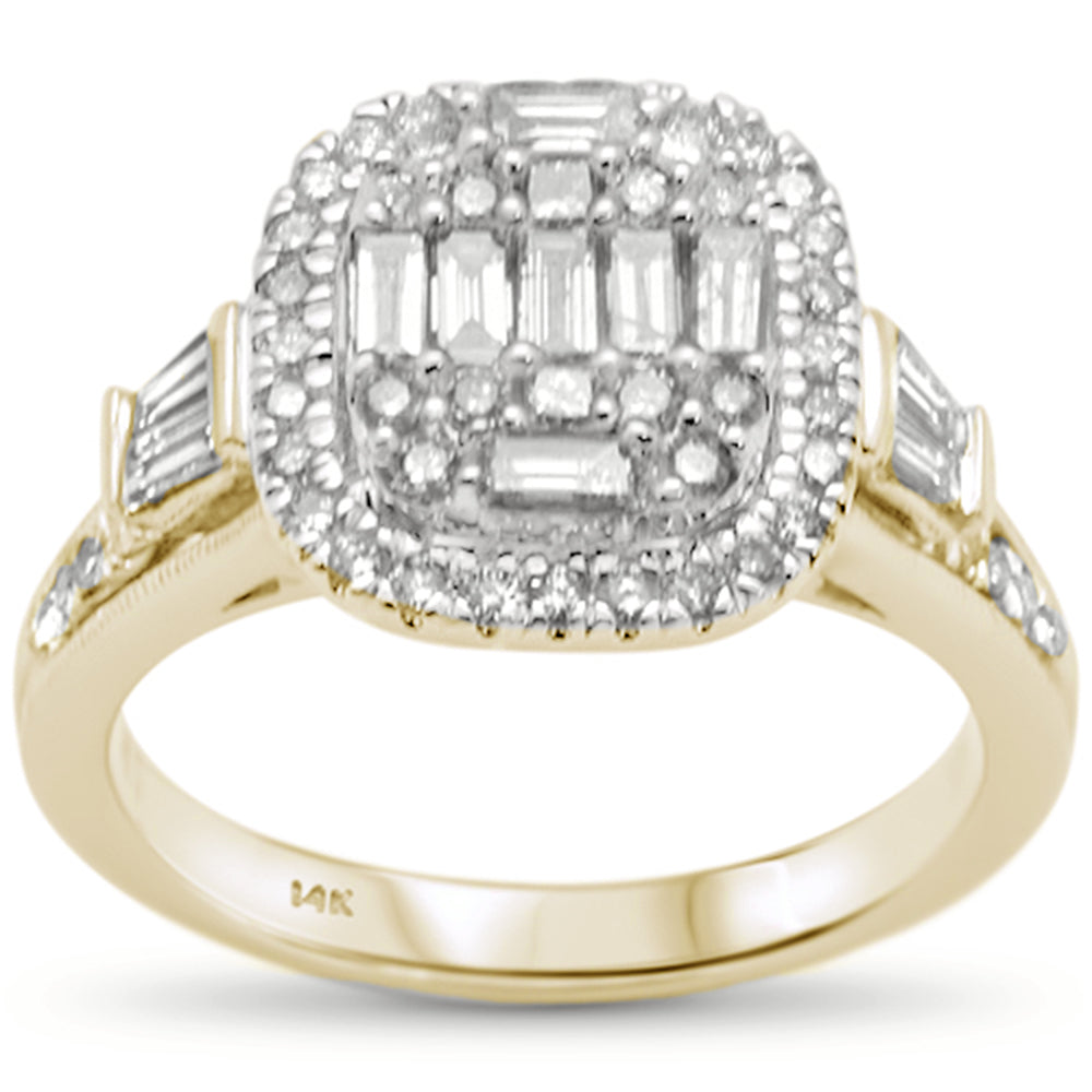 Muse Jewelry .91ct G SI 14K Yellow Gold Diamond Engagement Ring Size 6.5