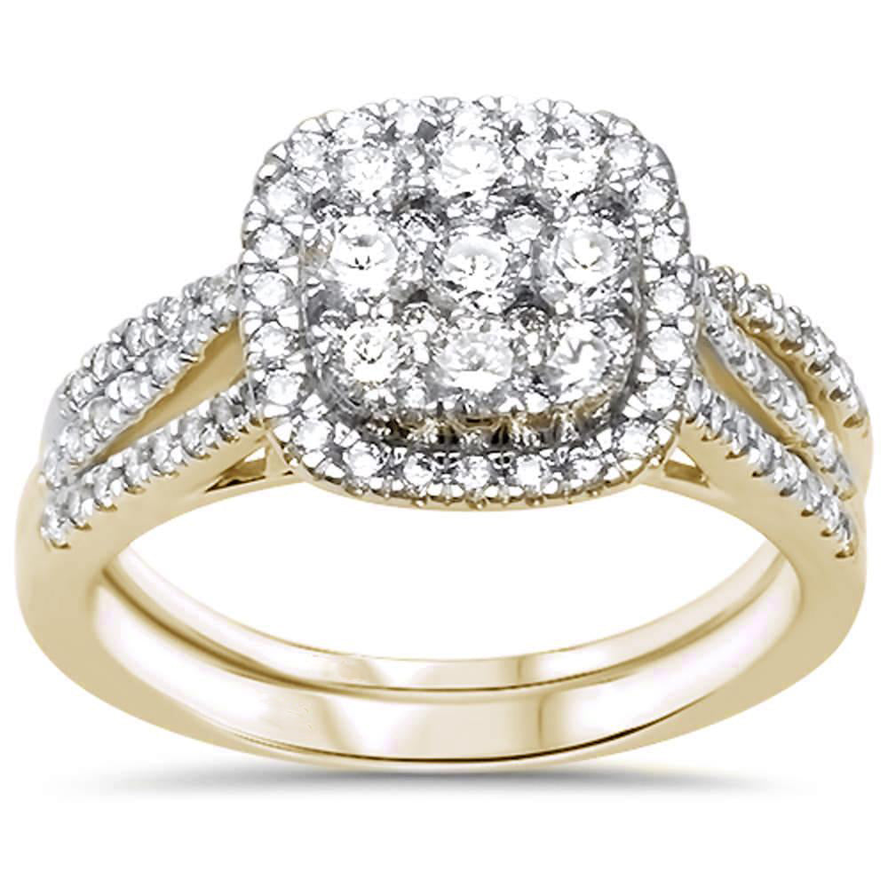 Muse Jewelry 1.03ct G SI 10k Yellow Gold Diamond Engagement Ring Size 6.5