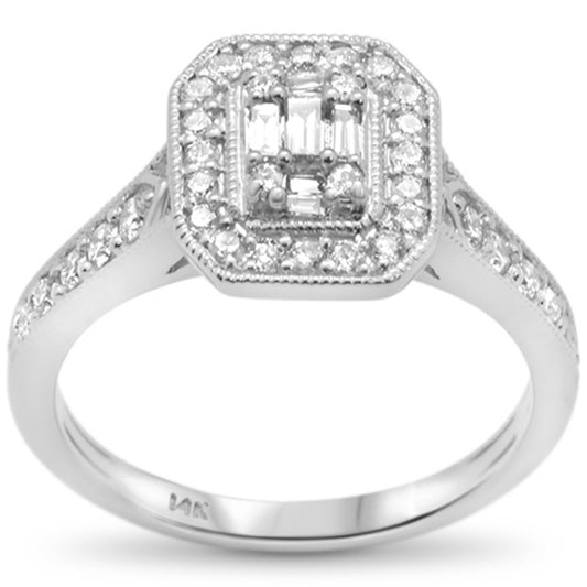 Muse Jewelry .51ct G SI 14K White Gold Ladies Diamond Engagement Ring Size 6.5