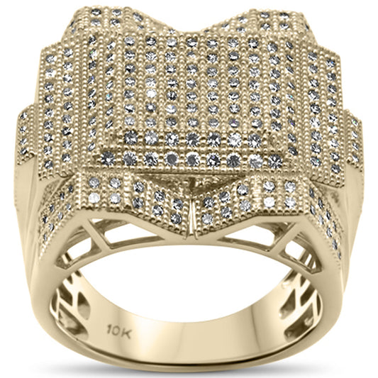 Muse Jewelry 2.00ct G SI 10KT Yellow Gold Diamond Men's Ring Size 10