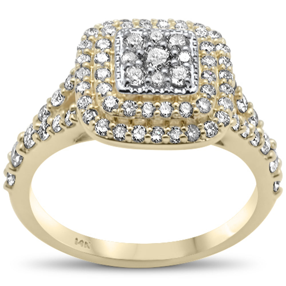 Muse Jewelry 1.04ct G SI 14K Yellow Gold Diamond Engagement Ring Size 6.5