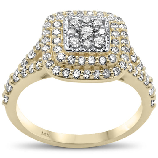 Muse Jewelry 1.04ct G SI 14K Yellow Gold Diamond Engagement Ring Size 6.5