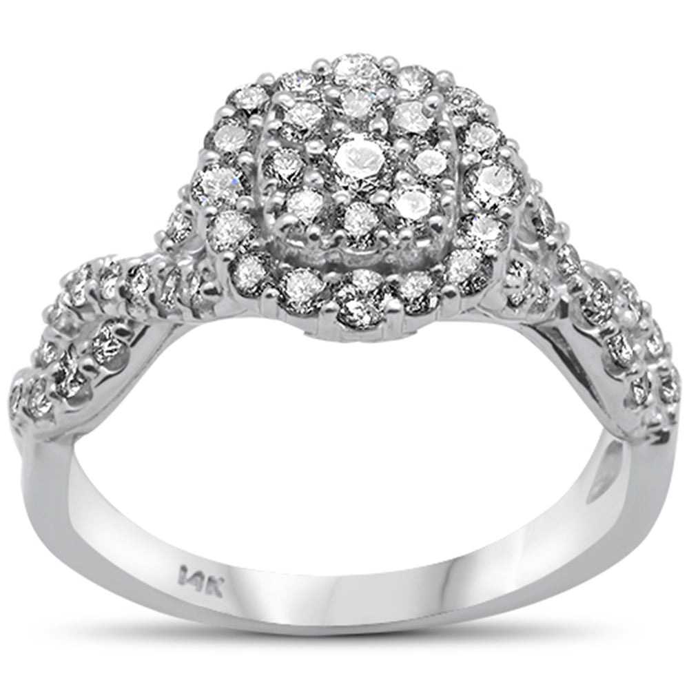 Muse Jewelry 1.00ct G SI 14K White Gold Diamond Engagement Ring Size 6.5