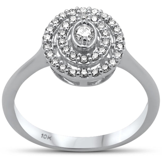 Muse Jewelry .29ct G SI 10K White Gold Diamond Engagement Ring