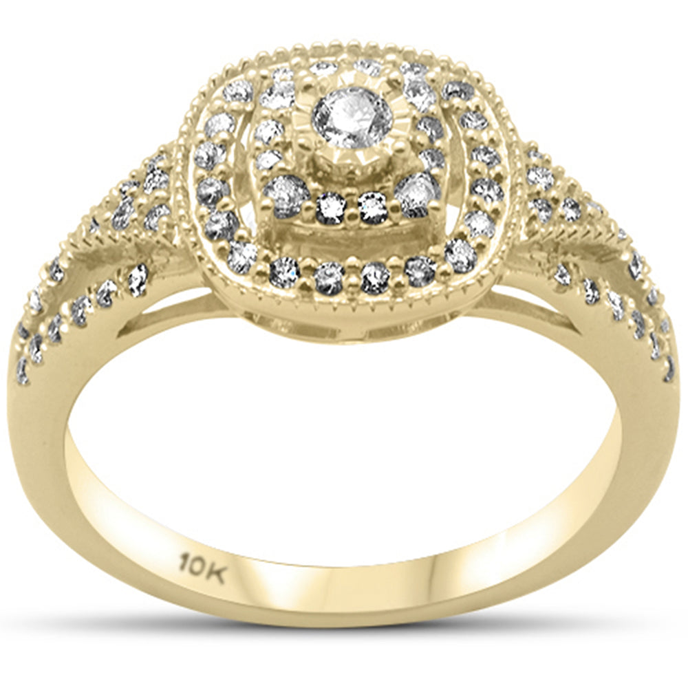 Muse Jewelry .38ct G SI 10K Yellow Gold Diamond Engagement Ring