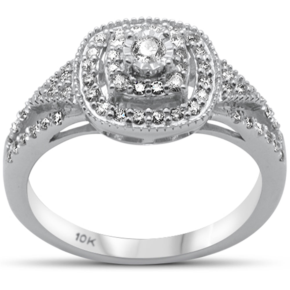 Muse Jewelry .36ct G SI 10K White Gold Diamond Engagement Ring