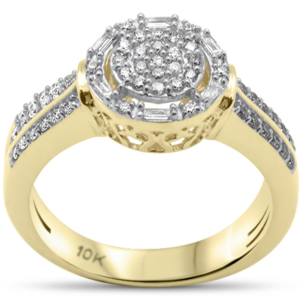 Muse Jewelry .50ct G SI 10K Yellow Gold Diamond Engagement Ring