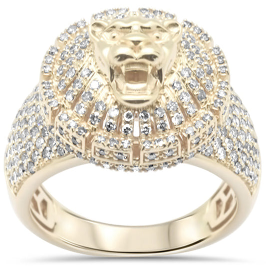 Muse Jewelry 1.48ct G SI 14K Yellow Gold Diamond Men's Ring Size 10