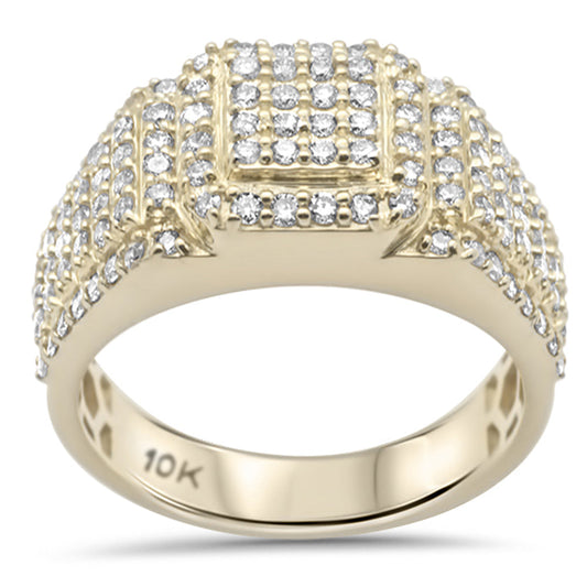 Muse Jewelry 1.43ct G SI 10K Yellow Gold Men's Ring Band