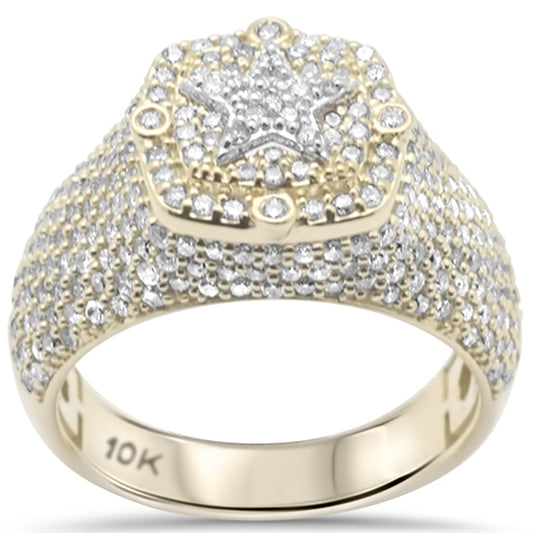 Muse Jewelry 2.14ct G SI 10K Yellow Gold Men's Ring Band