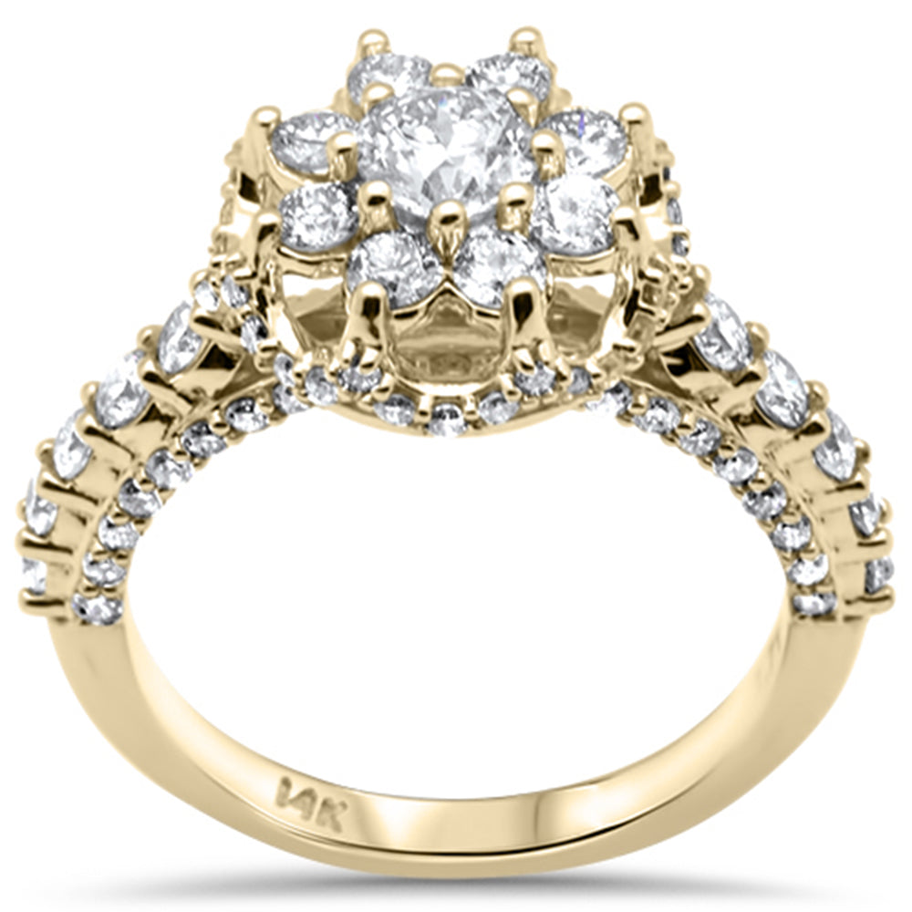 Muse Jewelry 1.64ct G SI 14K Yellow Gold Engagement Ring