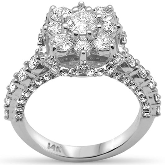 Muse Jewelry 2.47ct G SI 14K White Gold Engagement Ring