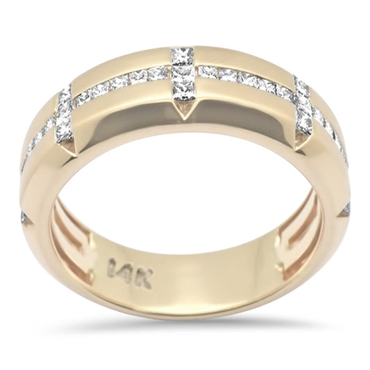 Muse Jewelry .73ct G SI 14K Yellow Gold Diamond Men's Band