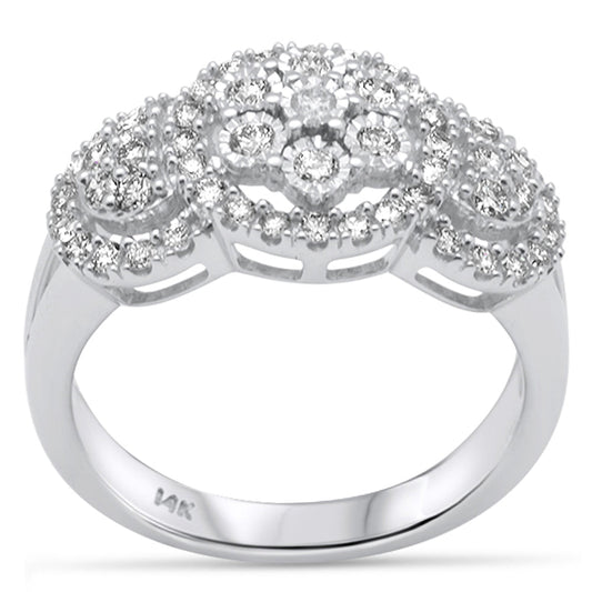 Muse Jewelry .71ct G SI 14K White Gold Diamond Women's Ring Size 6.5