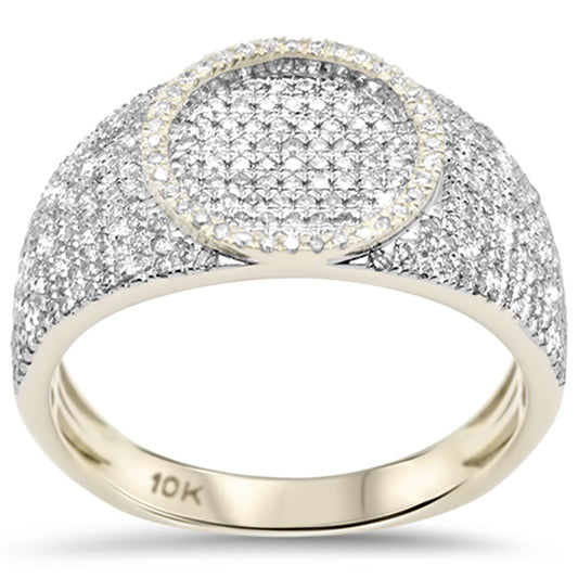 Muse Jewelry .87ct G SI 10K Yellow Gold Men's Diamond Ring Band