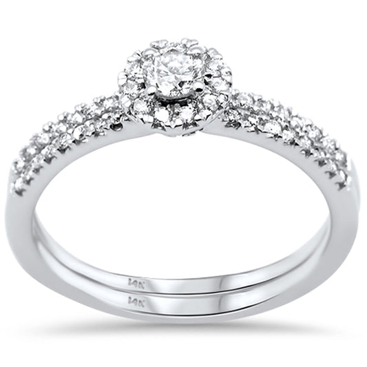 Muse Jewelry .49ct G SI 14K White Gold Diamond Engagement Ring Size 7