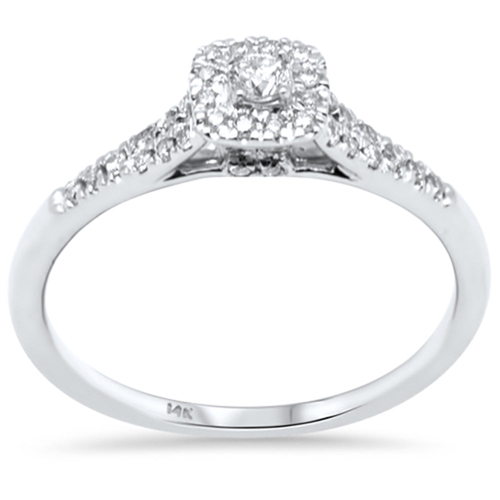 Muse Jewelry .35ct G SI 14K White Gold Diamond Engagement Ring Size 6.5