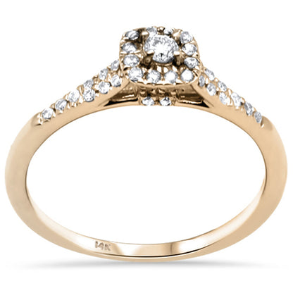 Muse Jewelry .26ct G SI 14K Yellow Gold Diamond Engagement Ring Size 6.5