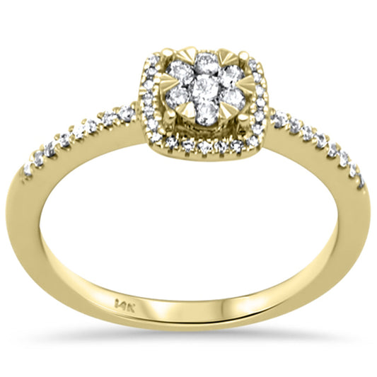 Muse Jewelry .25ct G SI 14K Yellow Gold Diamond Engagement Ring Size 6.5