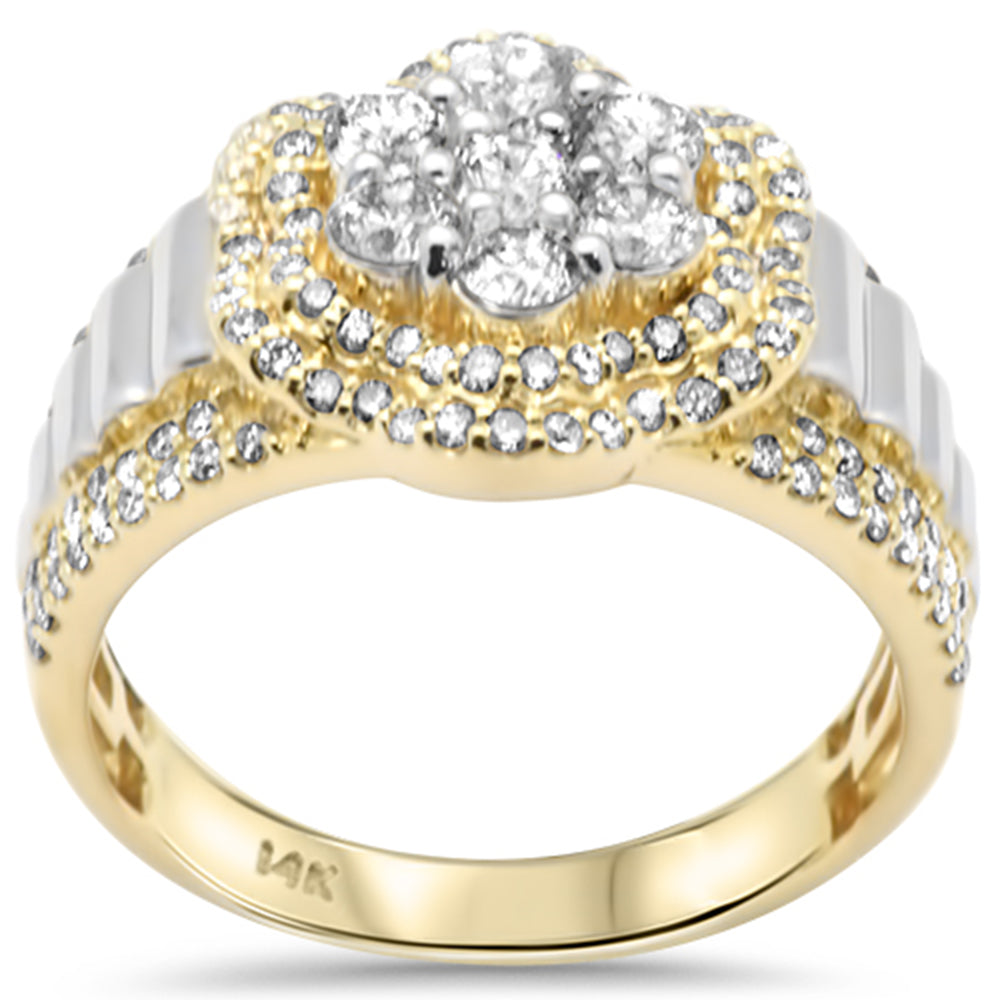 Muse Jewelry 1.86ct G SI 14K Yellow Gold Diamond Men's Band Ring Size 10