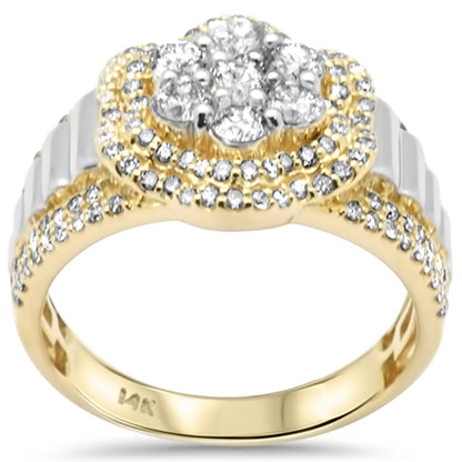 Muse Jewelry 1.86ct G SI 14K Yellow Gold Diamond Men's Band Ring Size 10