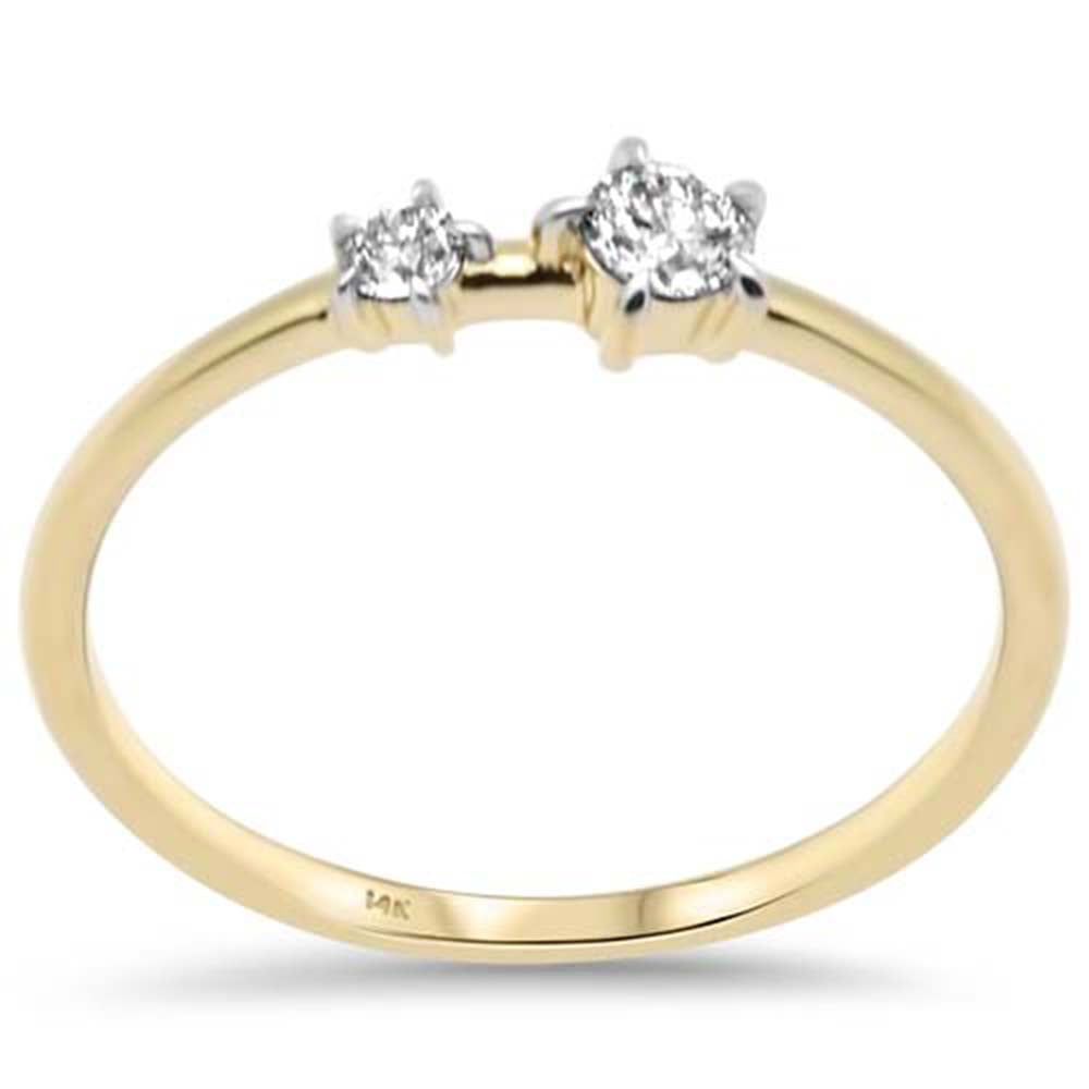 Muse Jewelry .22ct G SI 14K Yellow Gold Ladies Diamond Ring Size 6.5