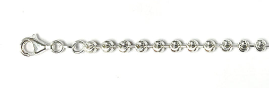 Muse Jewelry 400-4MM Moon Cut Chain Made in Italy Available in 8"-30" inches NEW
